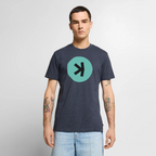 Kaspa Logo dunkel (Original) - Herren T-Shirt Premium - Jeansblau 