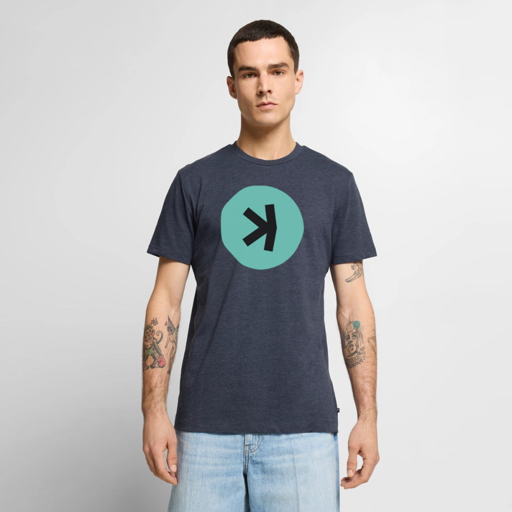 Kaspa Logo dunkel (Original) - Herren T-Shirt Premium - Jeansblau 