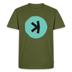 Kaspa Logo dunkel (Original) - Herren T-Shirt Premium - Khaki