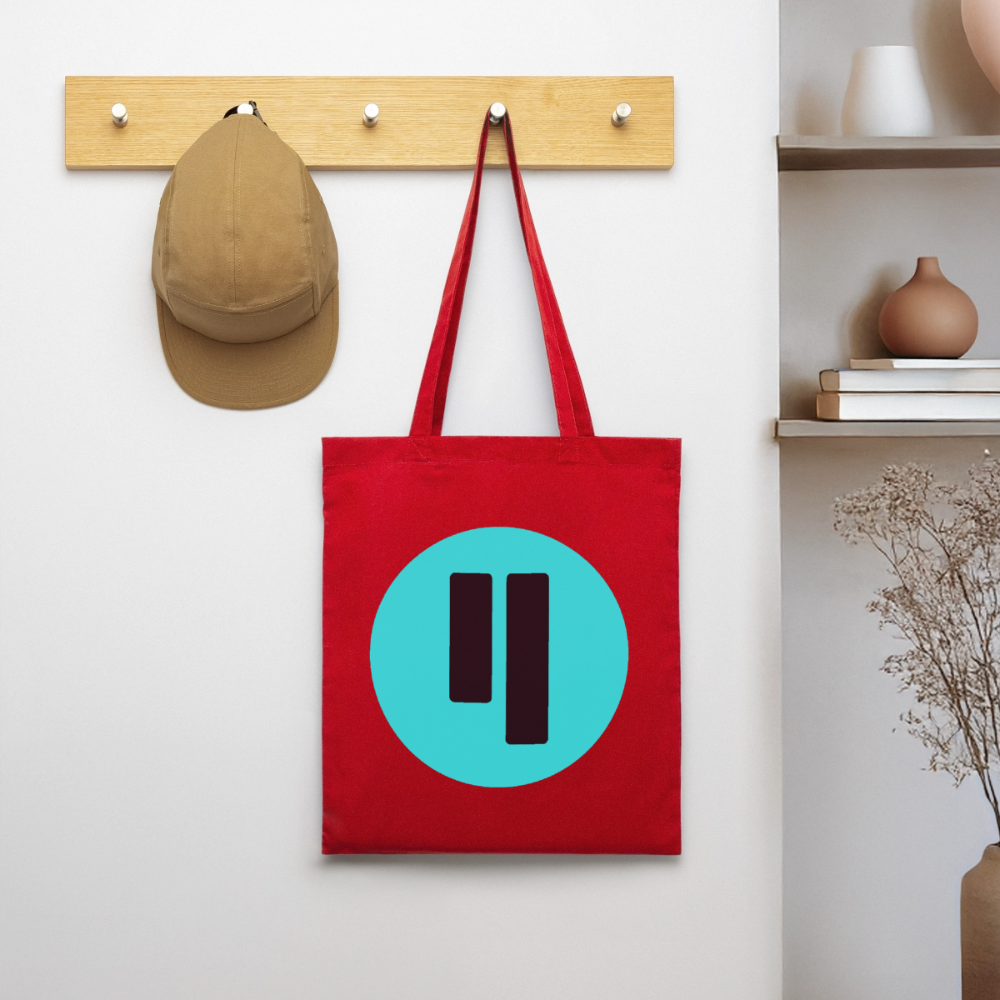 Qubic Logo (Original) - Stofftasche - Rot