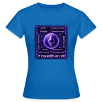 Ethereum Logo (Original) - Damen T-Shirt - Royalblau