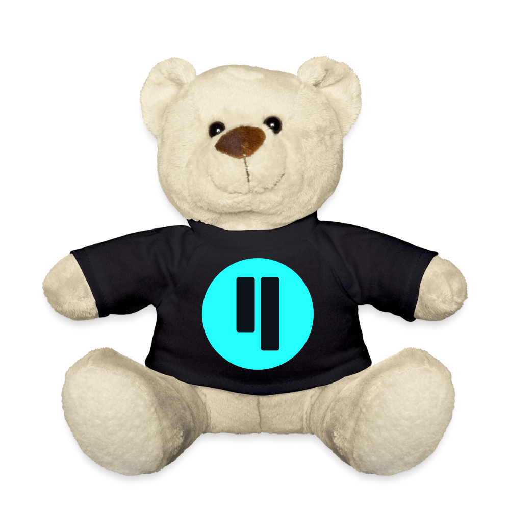 Qubic Logo (Original) - Teddybär - Schwarz