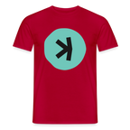 Kaspa Logo dunkel (Original) - Herren T-Shirt - Rot