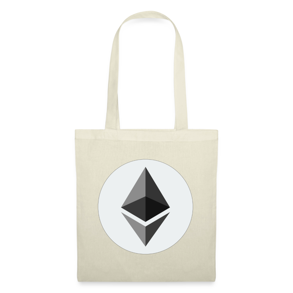 Ethereum Logo (Original) - Stofftasche - Natur