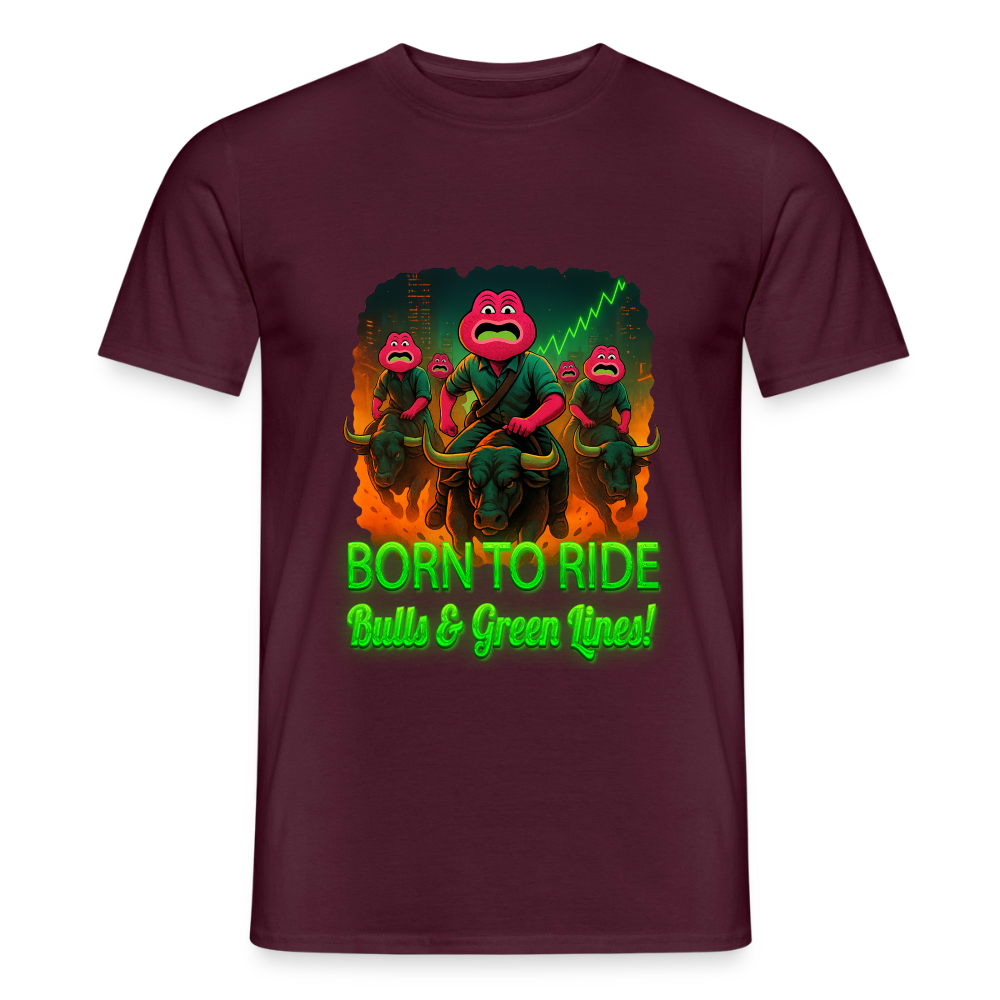 Jerry Born to Ride (Fan-Art) - Herren T-Shirt - Ziegelrot