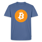 Bitcoin Logo (Original) - Herren T-Shirt Premium - Taubenblau
