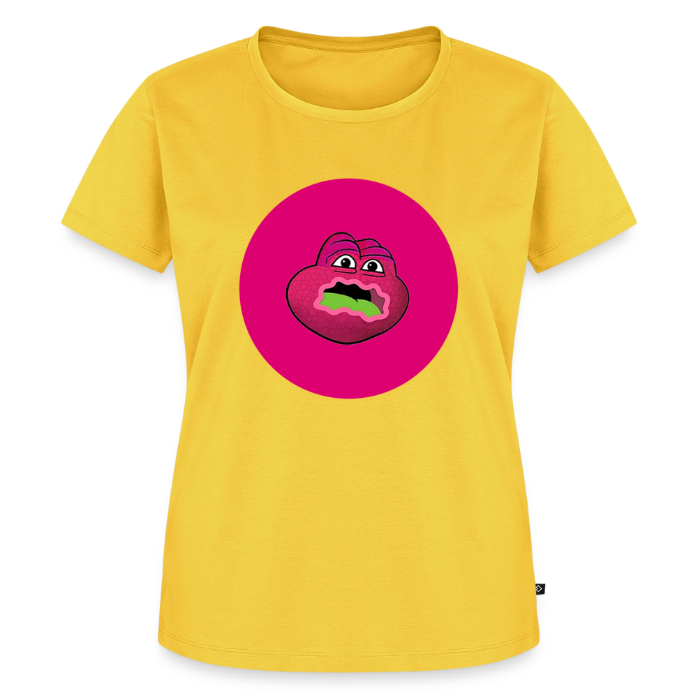 Jerry The Turtle Logo (Remix-Design) - Damen T-Shirt Premium - Sonnengelb