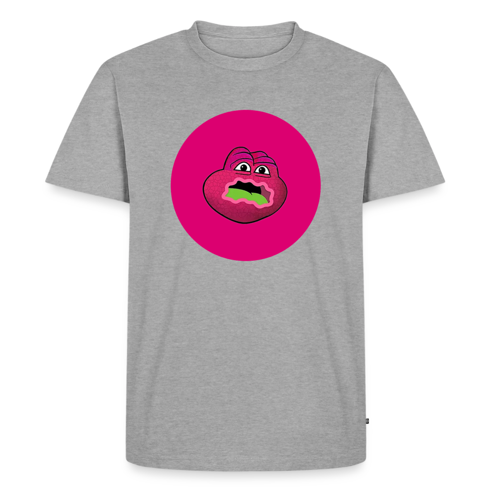 Jerry The Turtle Logo (Remix-Design) - Herren T-Shirt Premium - Grau meliert