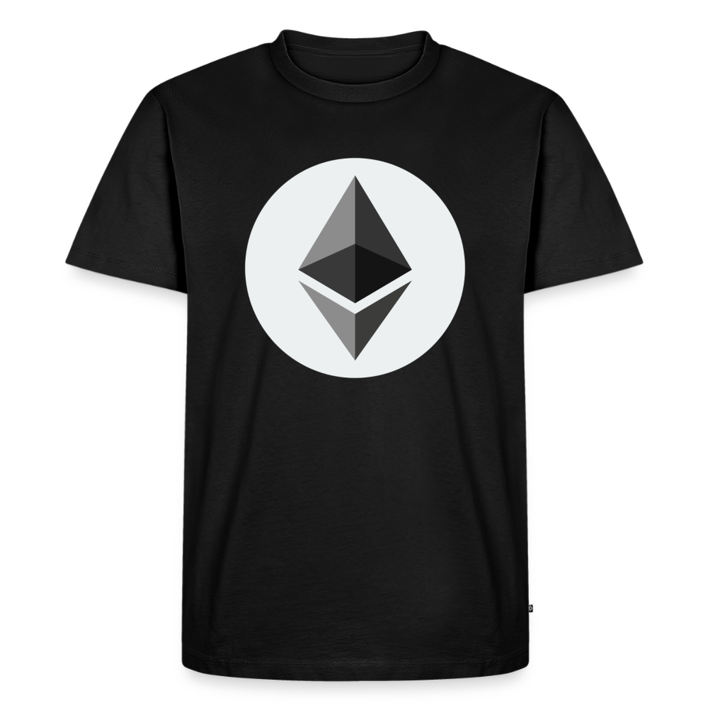 Ethereum Logo (Original) - Herren T-Shirt Premium - Schwarz