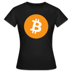 Bitcoin Logo (Original) - Damen T-Shirt - Schwarz