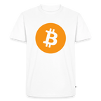 Bitcoin Logo (Original) - Herren T-Shirt Premium - Weiß