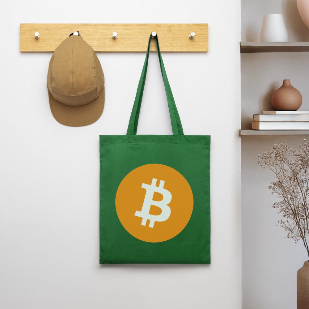 Bitcoin Logo (Original) - Stofftasche - Fichte