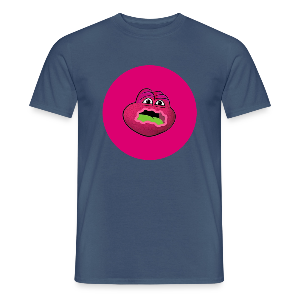 Jerry The Turtle Logo (Remix-Design) - Herren T-Shirt - Dunkles Denimblau
