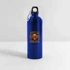 Bitcoin Changed Life (Fan-Art) - Trinkflasche mit Karabiner 750 ml - Königsblau
