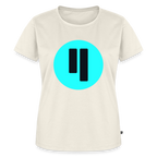 Qubic Logo (Original) - Damen T-Shirt Premium - Naturweiß