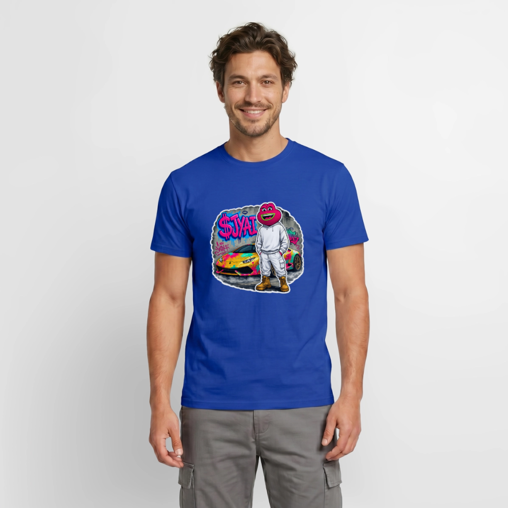 Jerry Streetart (Fan-Art) - Herren T-Shirt - Dunkelblau