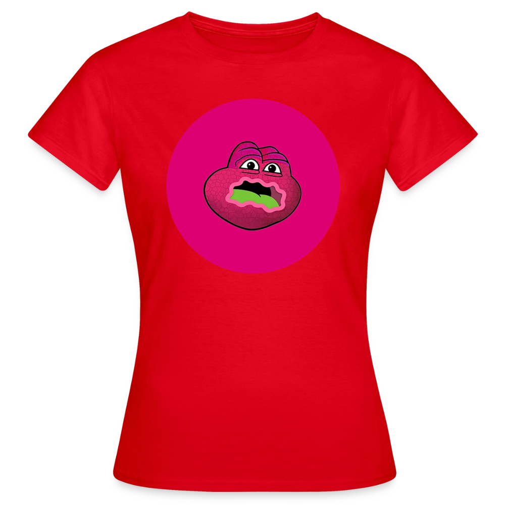 Jerry The Turtle Logo (Remix-Design) - Damen T-Shirt - Rot
