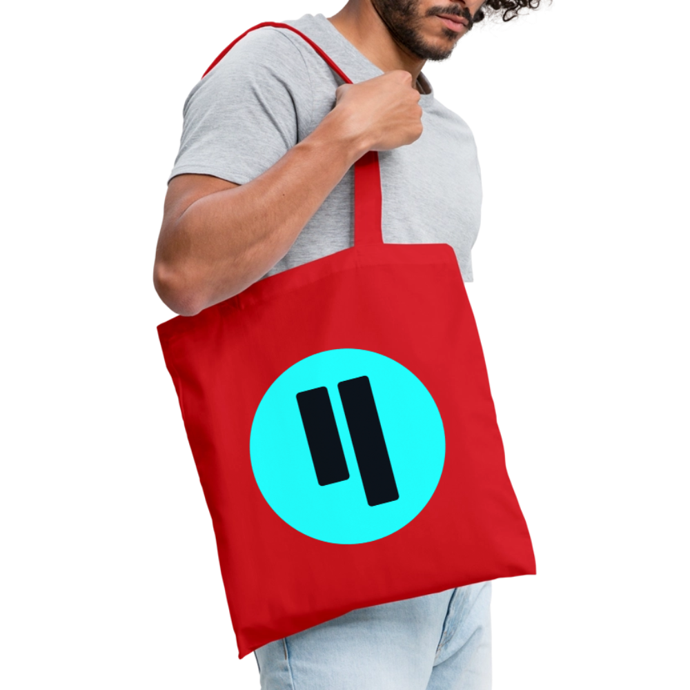 Qubic Logo (Original) - Stofftasche - Rot