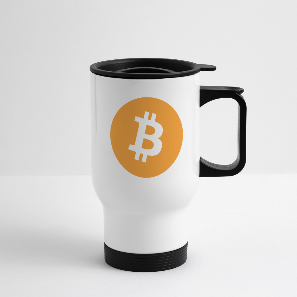Bitcoin Logo (Original) - Thermobecher - Weiß