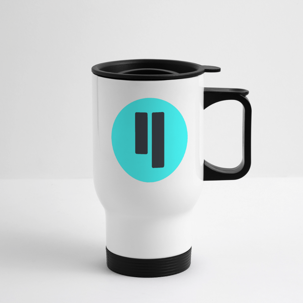 Qubic Logo (Original) - Thermobecher - Weiß