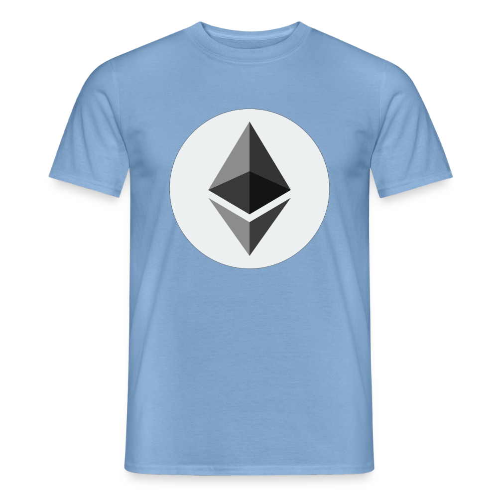 Ethereum Logo (Original) - Herren T-Shirt - Carolina Blue