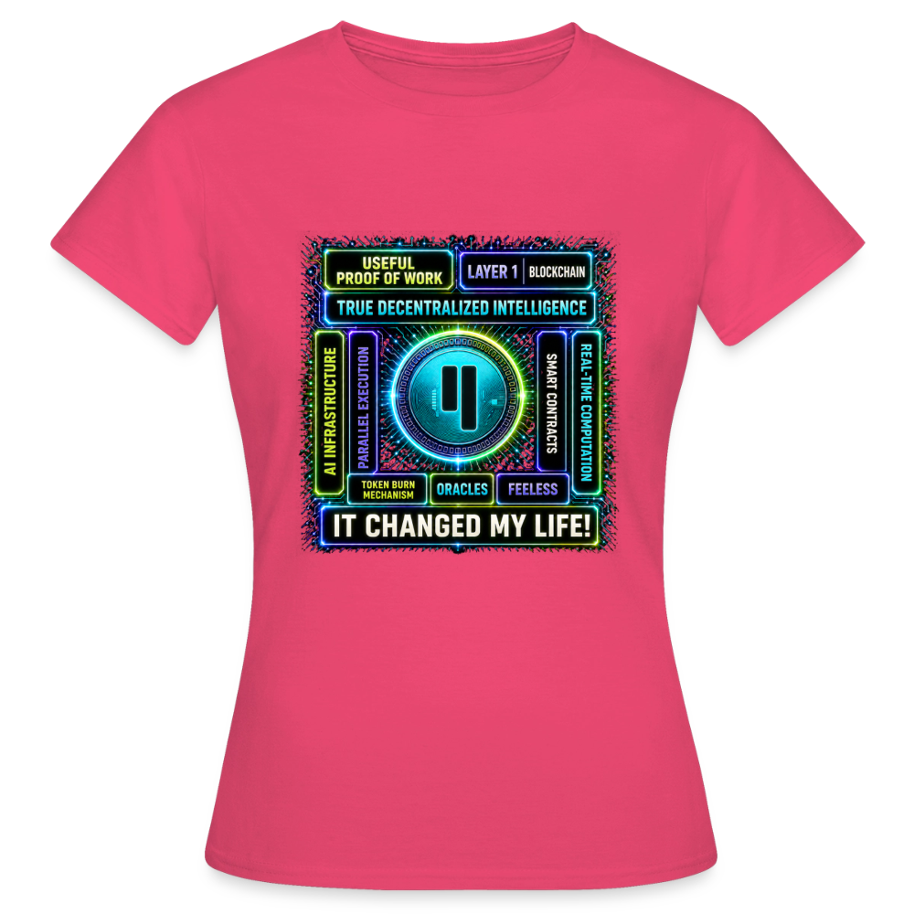 Qubic Changed Life (Fan-Art) - Damen T-Shirt - Azalea