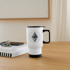 Ethereum Logo (Original) - Thermobecher - Weiß