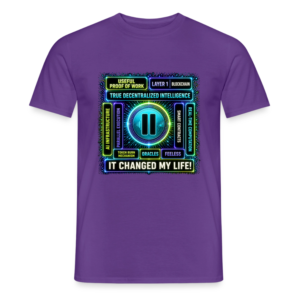Qubic Changed Life (Fan-Art) - Herren T-Shirt - Lila