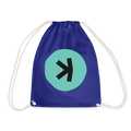 Kaspa Logo dunkel (Original) - Turnbeutel - Königsblau
