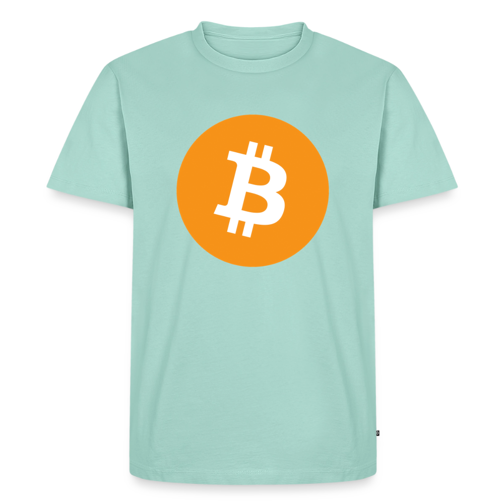 Bitcoin Logo (Original) - Herren T-Shirt Premium - Mint 