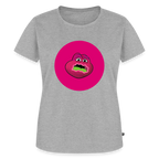Jerry The Turtle Logo (Remix-Design) - Damen T-Shirt Premium - Grau meliert