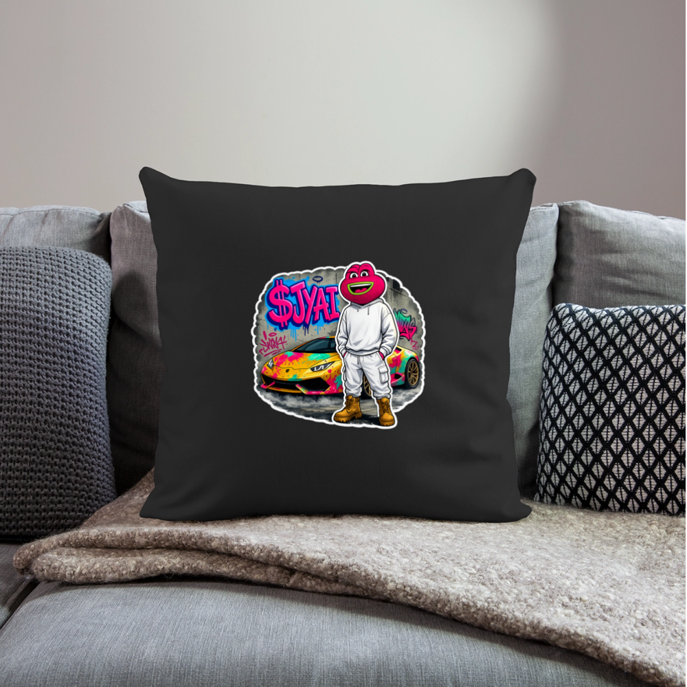 Jerry Streetart (Fan-Art) - Polster 44 x 44 cm - Schwarz