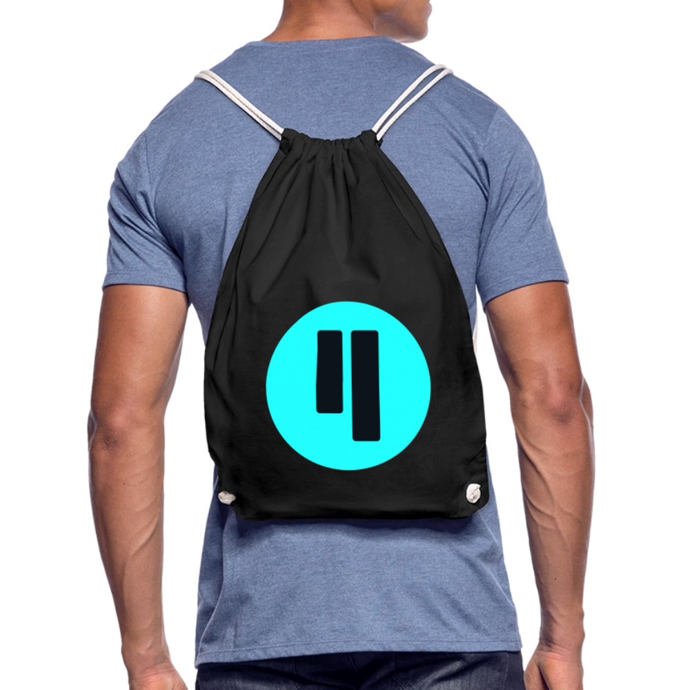 Qubic Logo (Original) - Turnbeutel - Schwarz