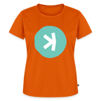 Kaspa Logo hell (Original) - Damen T-Shirt Premium - Orange 