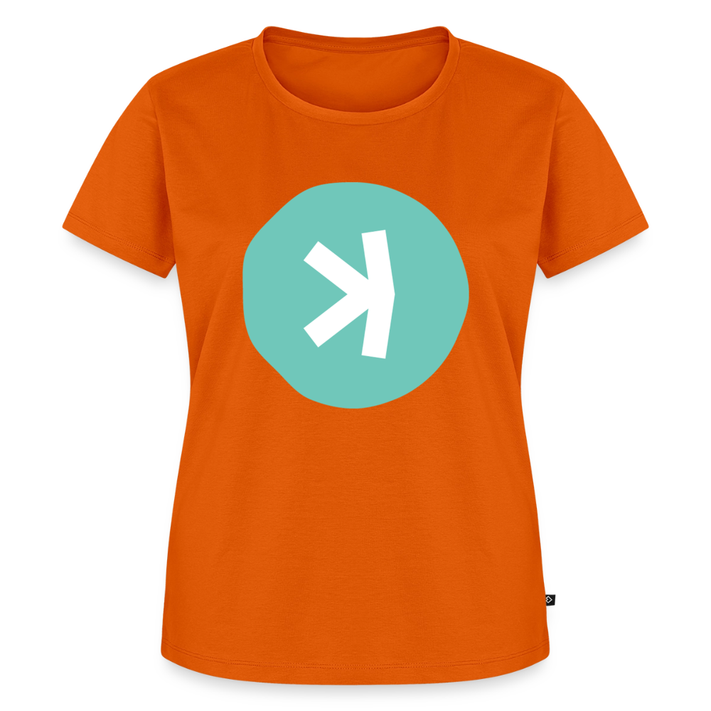 Kaspa Logo hell (Original) - Damen T-Shirt Premium - Orange 