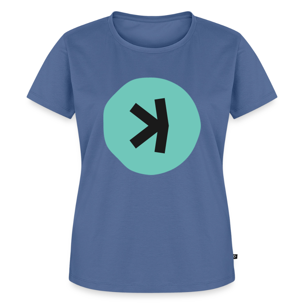 Kaspa Logo dunkel (Original) - Damen T-Shirt Premium - Taubenblau