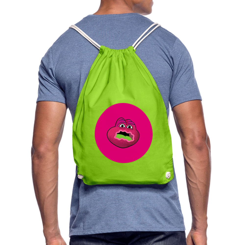 Jerry The Turtle Logo (Remix-Design) - Turnbeutel - Neongrün