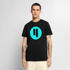 Qubic Logo (Original) - Herren T-Shirt Premium - Schwarz