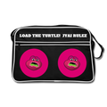 Jerry The Turtle Rulez (Remix-Design) - Retro Tasche - Schwarz/Weiß