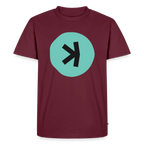 Kaspa Logo dunkel (Original) - Herren T-Shirt Premium - Burgunderrot