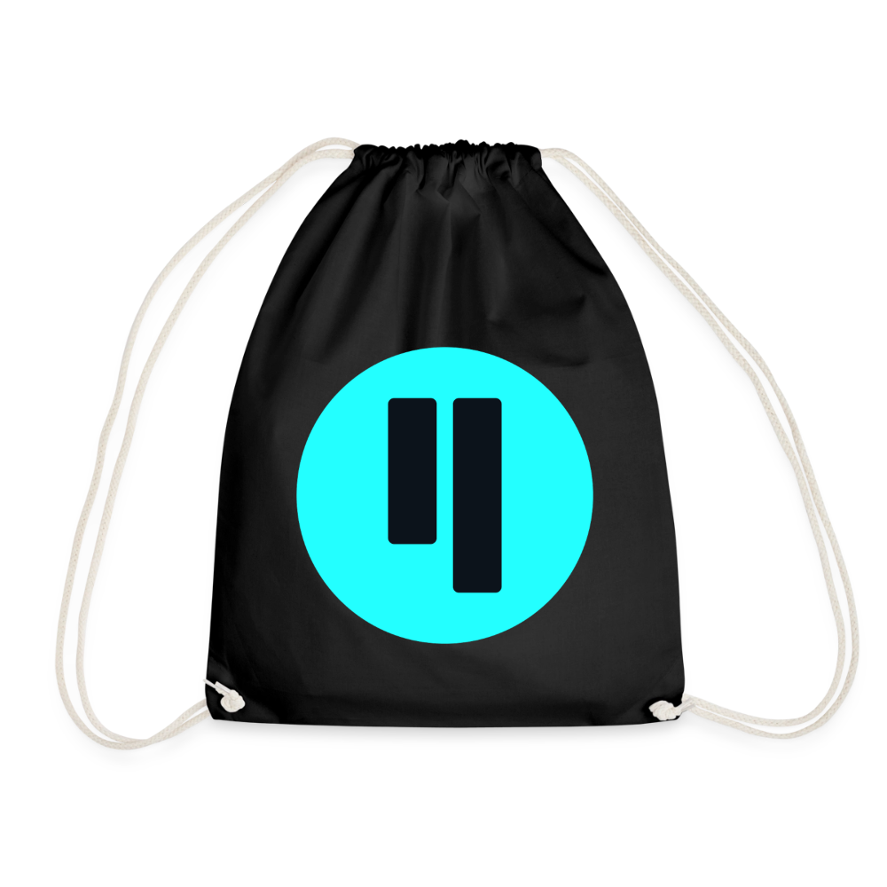 Qubic Logo (Original) - Turnbeutel - Schwarz
