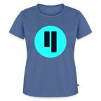 Qubic Logo (Original) - Damen T-Shirt Premium - Taubenblau