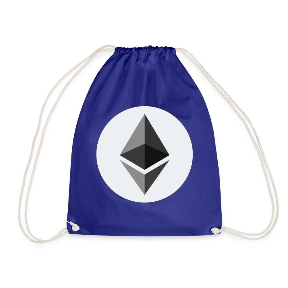 Ethereum Logo (Original) - Turnbeutel - Königsblau