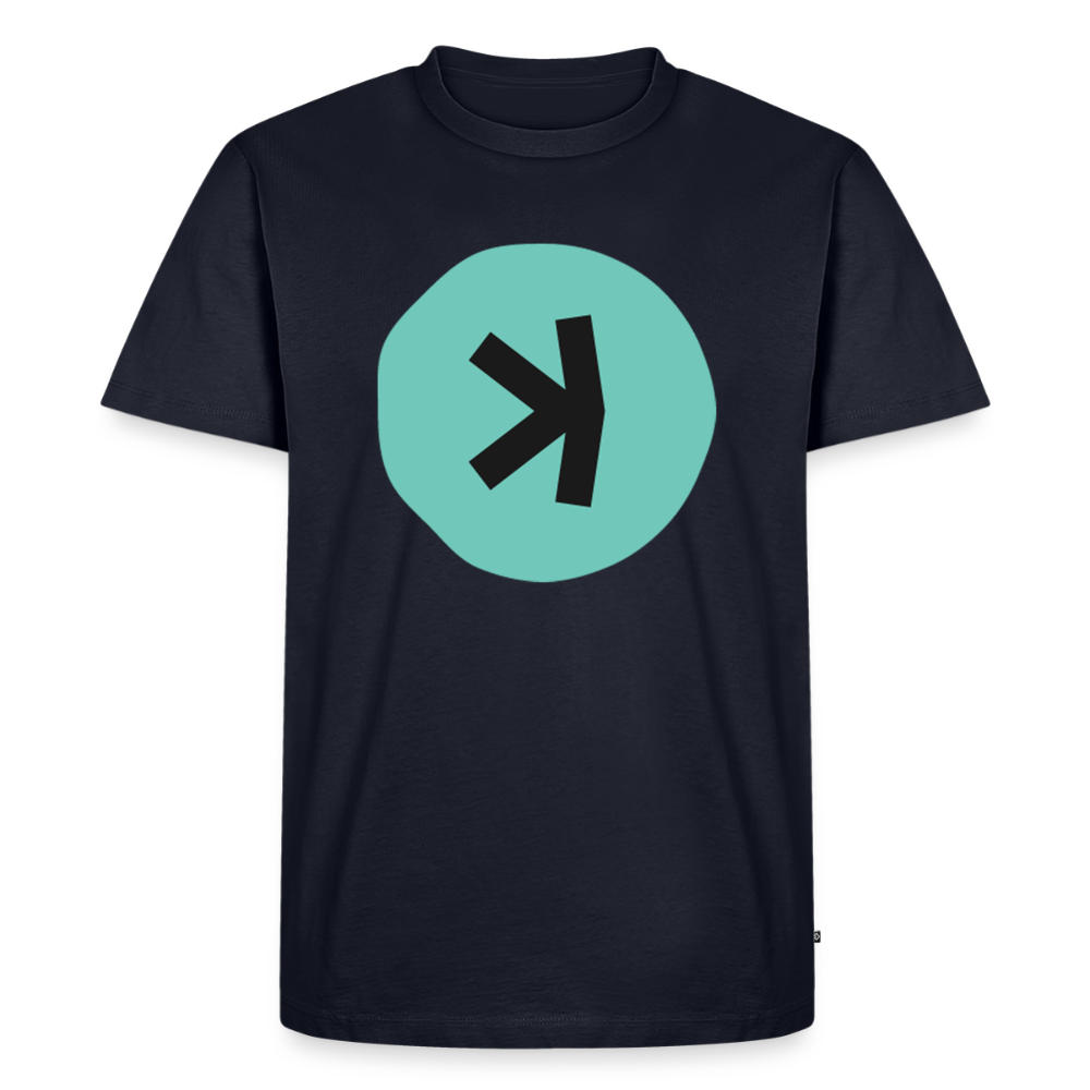 Kaspa Logo dunkel (Original) - Herren T-Shirt Premium - Navy