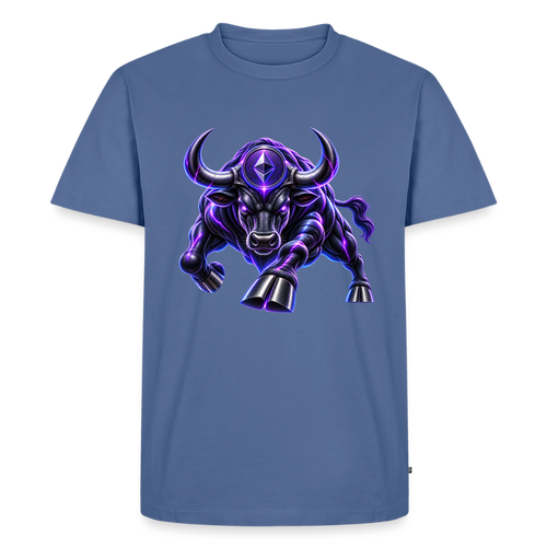Ethereum Bull (Fan-Art) - Herren T-Shirt Premium - Taubenblau