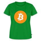 Bitcoin Logo (Original) - Damen T-Shirt Premium - Grün