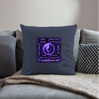 Ethereum Changed Life (Fan-Art) - Polster 44 x 44 cm - Navy