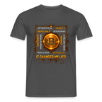 Bitcoin Changed Life (Fan-Art) - Herren T-Shirt - Anthrazit