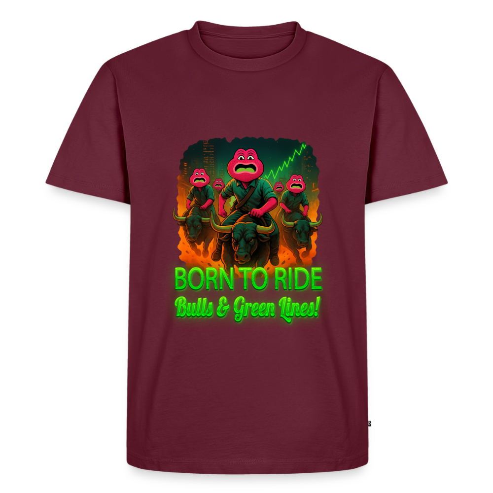 Jerry Born to Ride (Fan-Art) - Herren T-Shirt Premium - Burgunderrot