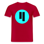 Qubic Logo (Original) - Herren T-Shirt - Rot
